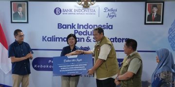 BI Salurkan Bantuan ke 7 Provinsi Terdampak Karhutla