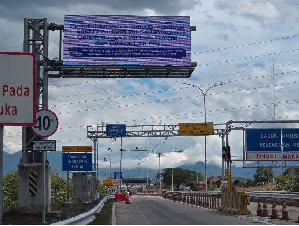 Hutama Karya Tutup Sementara Pengoperasian Tol Fungsional Seksi 1 (Padang Tiji-Seulimeum) Tol Sigli – Banda Aceh Mulai 9 September 2026