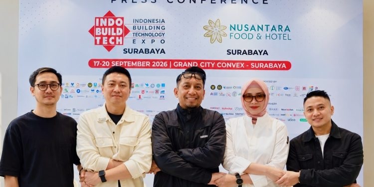 IndoBuildTech Surabaya 2026 Perkuat Ekosistem Arsitektur, Desain Interior, dan Konstruksi di Jawa Timur