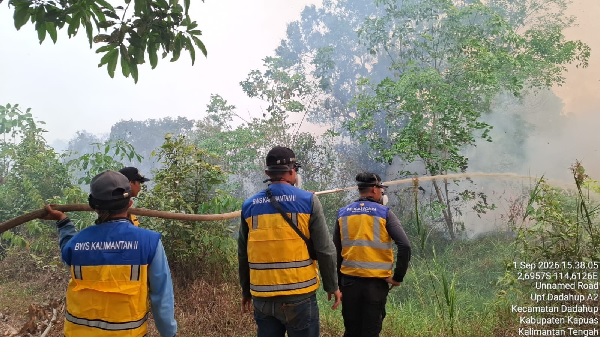 Penanganan Karhutla di Kapuas, Kalimantan Tengah Terus Diperkuat
