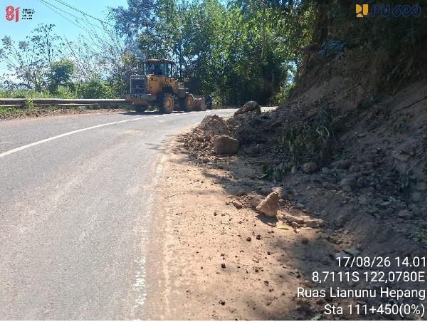 Konektivitas Jalan di NTT Pulih Pascagempa, Penanganan Berlanjut ke Ruas Provinsi dan Kabupaten