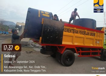 Warga Terdampak Kekeringan di Pulau Palue, NTT, Terlayani Air Bersih