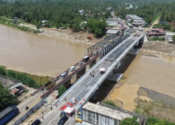 Perkuat Jembatan Kr Tingkeum, Tingkatkan Konektivitas dan Lindungi dari Daya Rusak Sungai