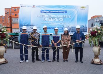 Tembus Proyek Kereta Api Manila, Bantalan Jalan Rel WIKA Kobe Meluncur ke Filipina