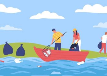 Wah Perusahaan Asuransi Ini Bersih-bersih Ciliwung