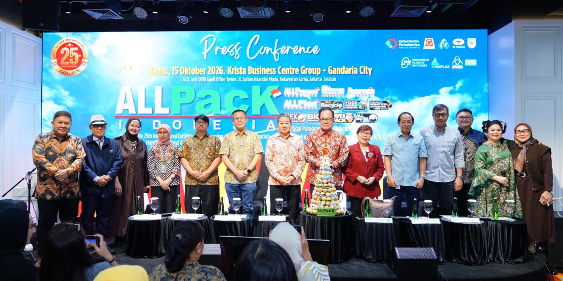 ALLPack Indonesia 2026 Hadirkan 1.600 Peserta, Jadi Ajang Percepatan Teknologi Industri Pengemasan